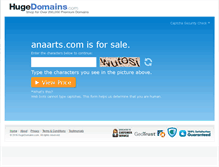 Tablet Screenshot of anaarts.com